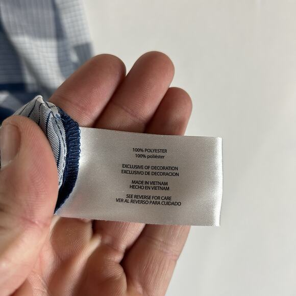 Orvis Tech Shirt Mens XXL Blue Plaid Classic Fit Short Sleeve Collared Button-Up - Picture 4 of 10